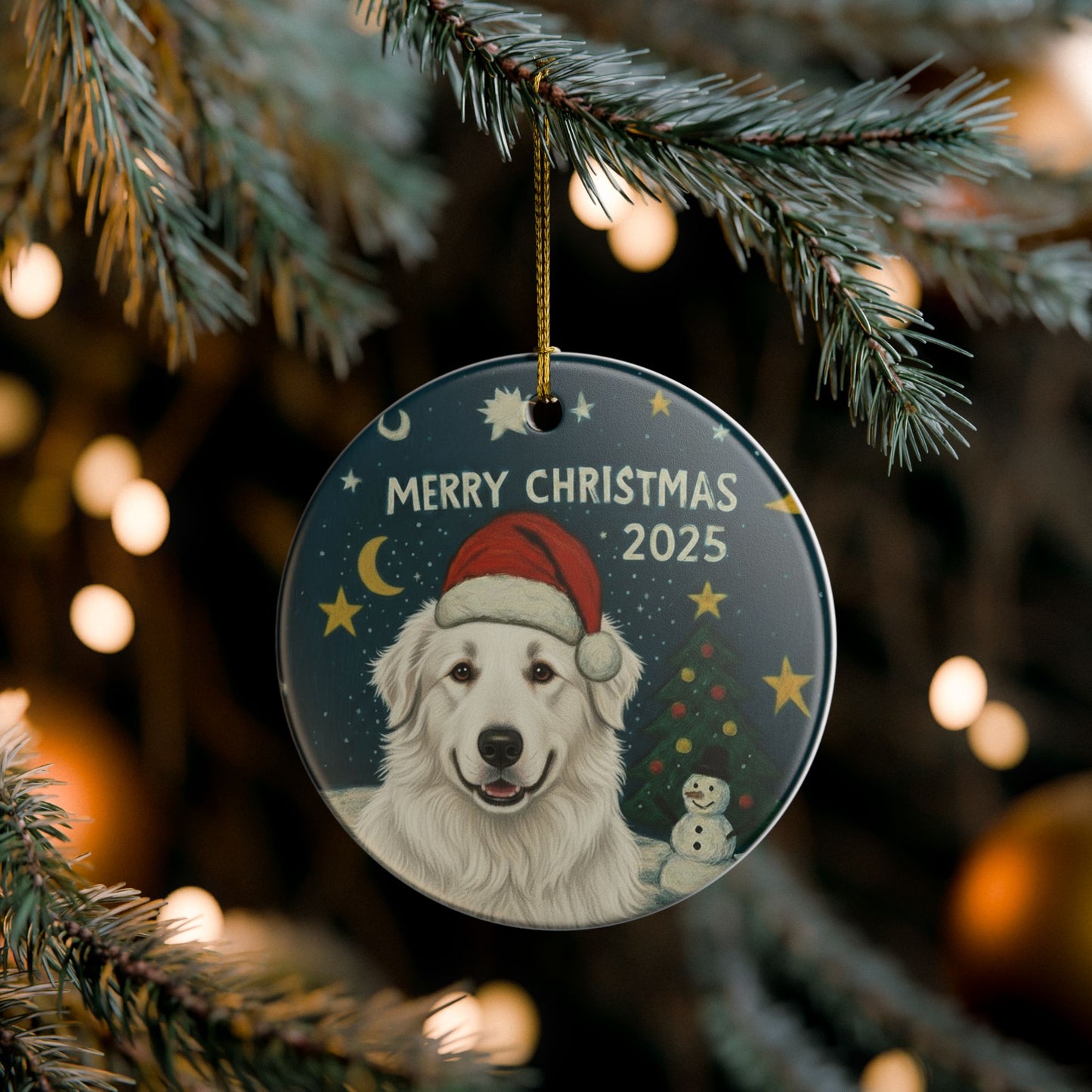 Great Pyrenees Christmas 2025 - 1 - Ceramic
