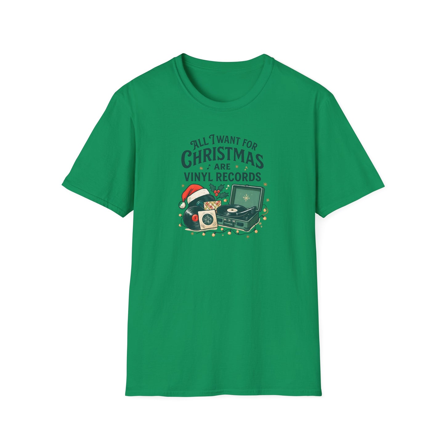 All I Want For Christmas Are Vinyl Records - T Shirt