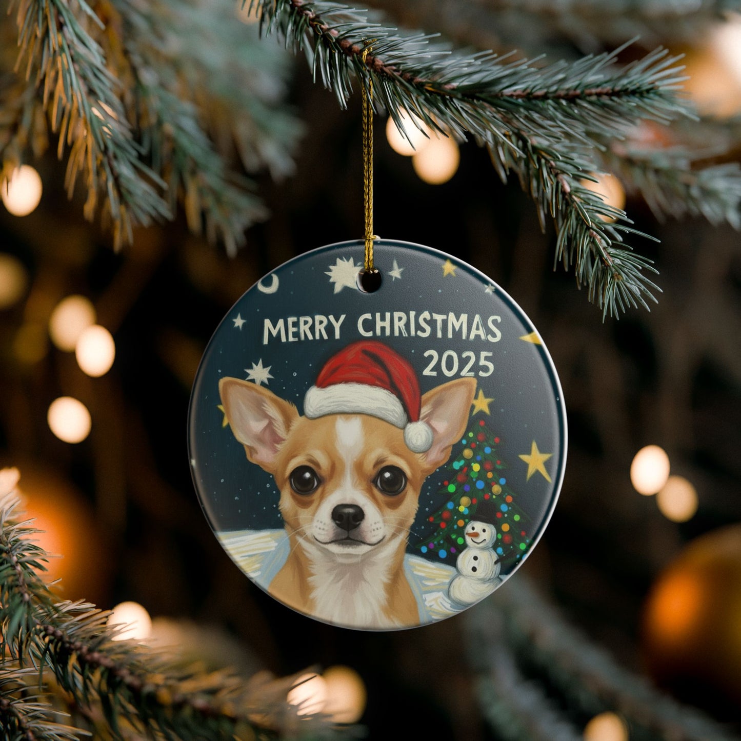 Chihuahua Christmas 2025 - 1 - Ceramic