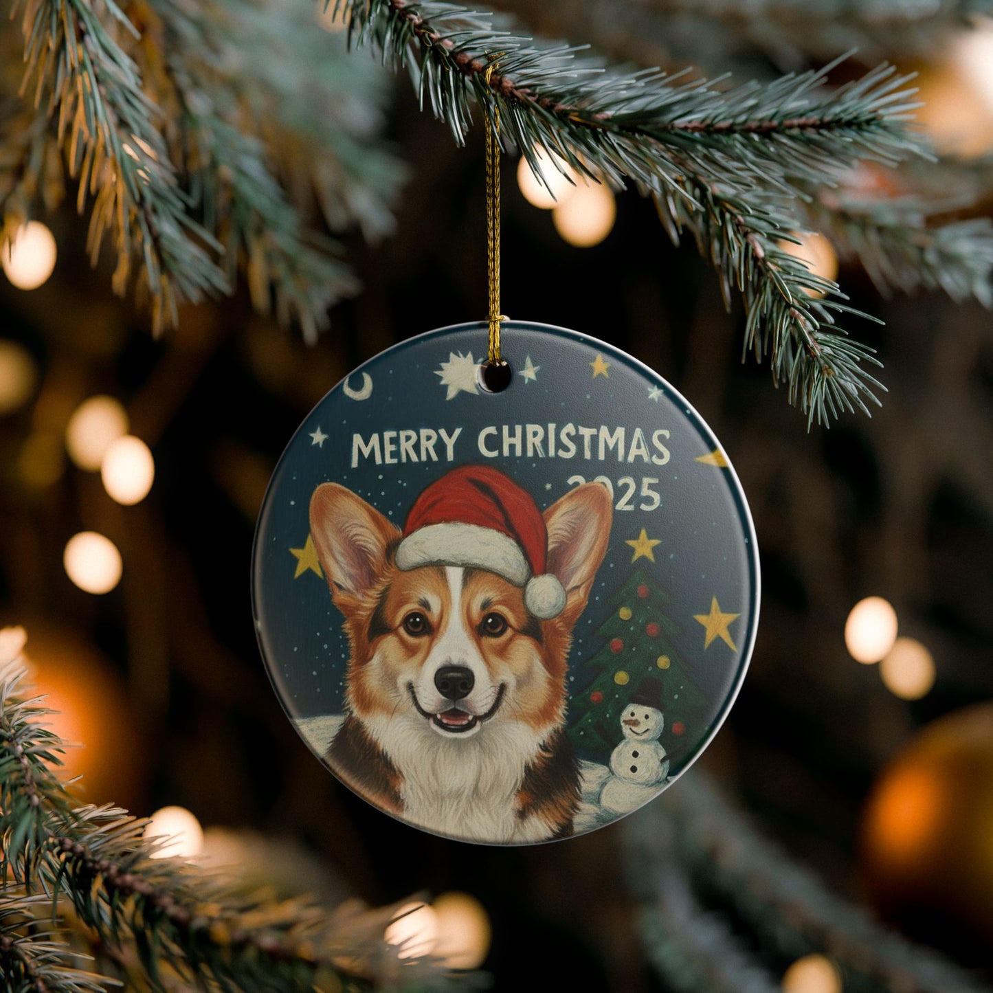 Corgi Christmas 2025 - 1 - Ceramic