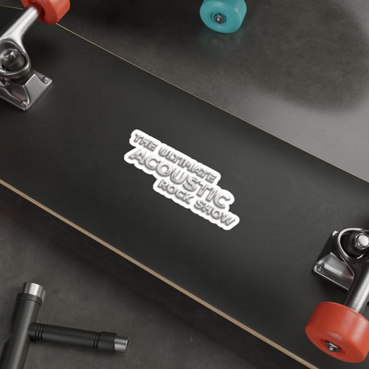The Ultimate Acoustic Rock Show - Die Cut 6 inch sticker