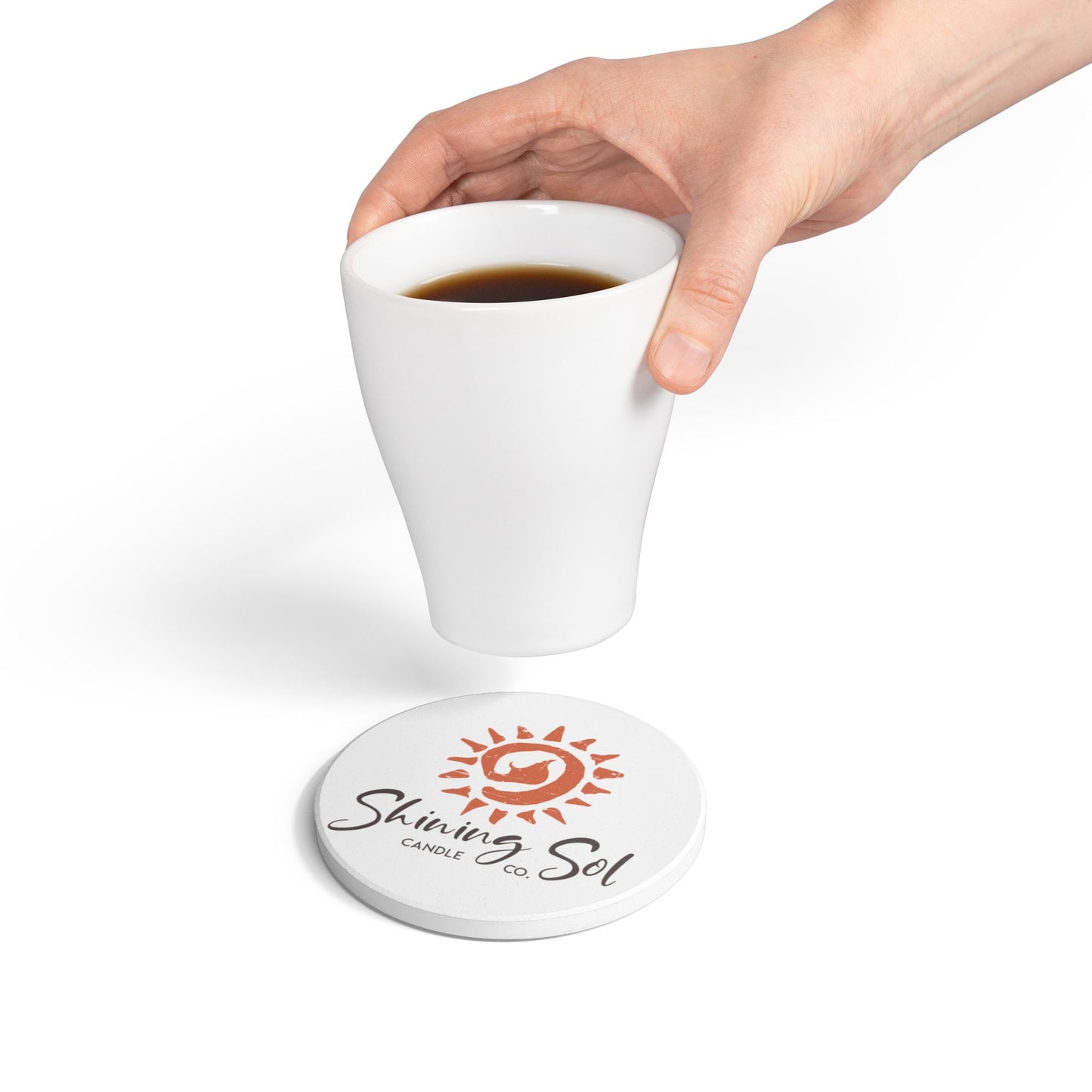 Shining Sol Ceramic Coaster