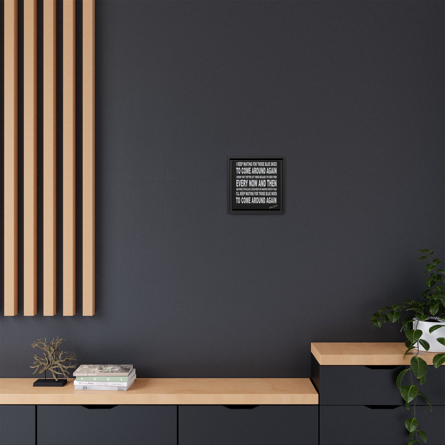 Blue Skies - 10 x 10 Framed Canvas