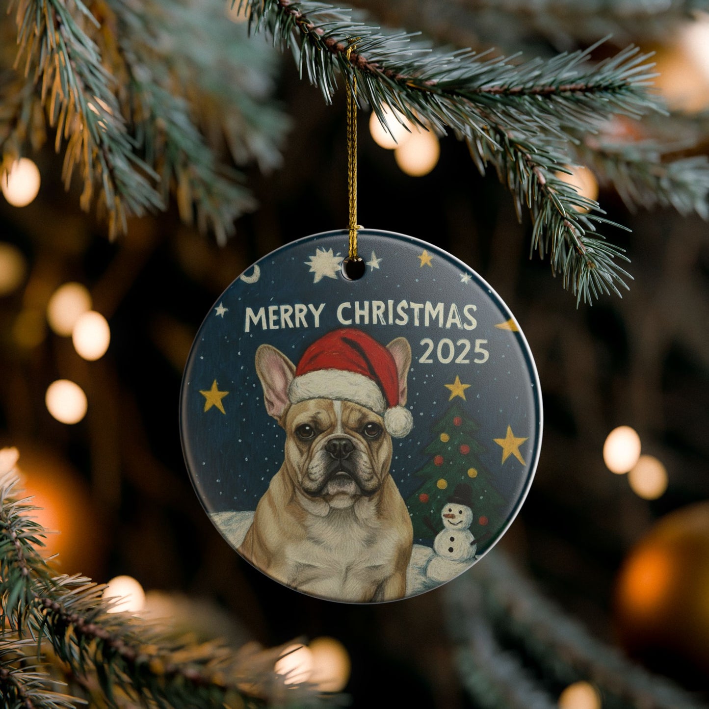 French Bulldog Christmas 2025 - 1 - Ceramic