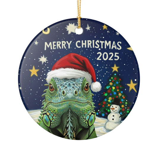 Iguana Christmas 2025 - 1 - Ceramic