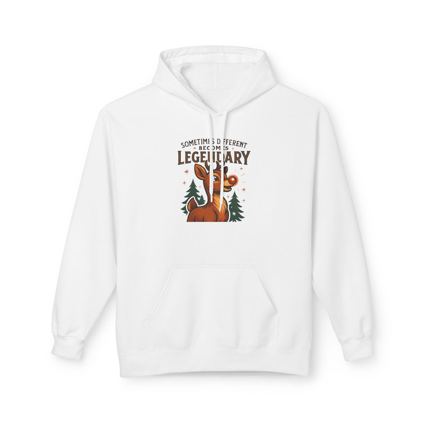 Sometimes Different Becomes Legendary - Unisex Pull Over Hoodie
