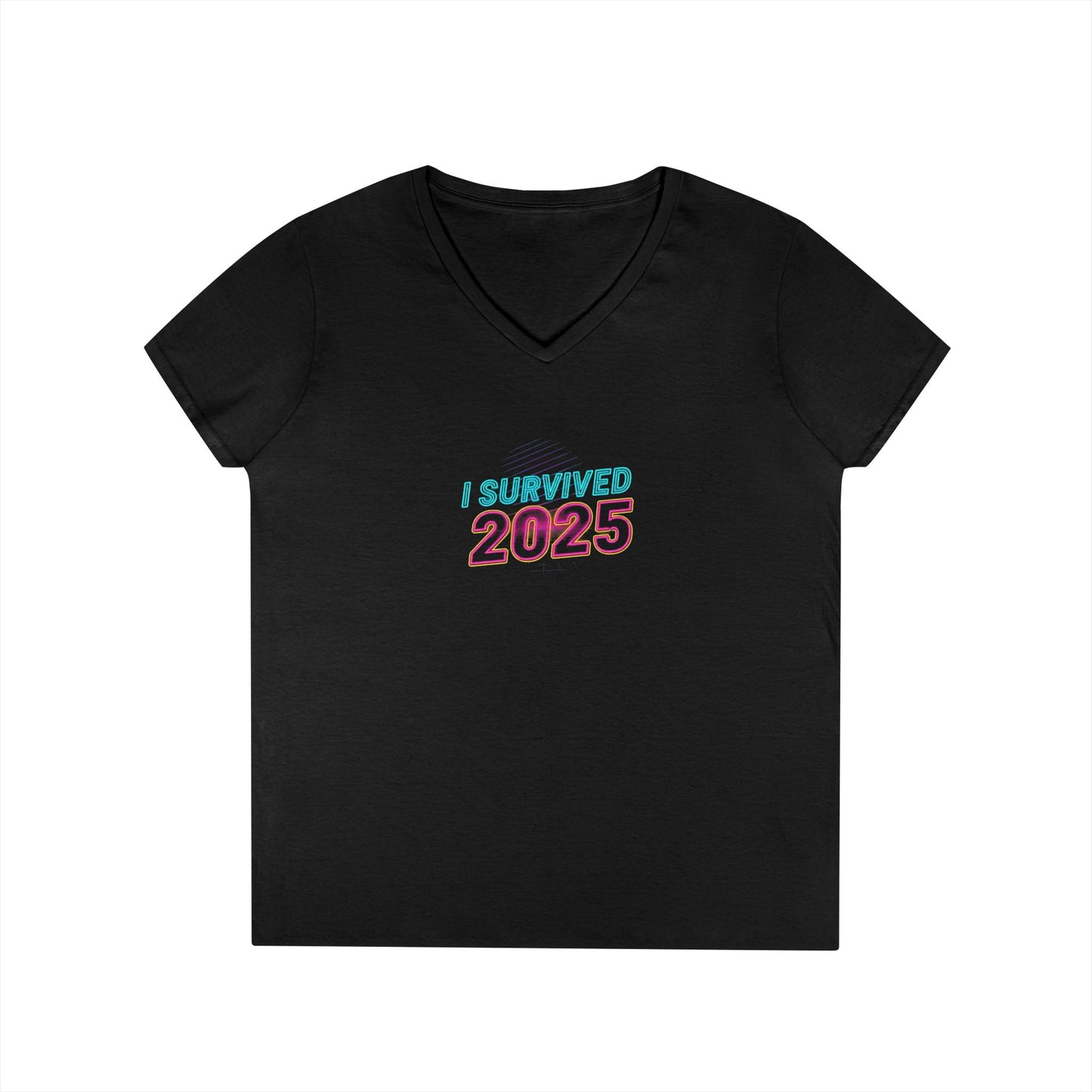 I Survived 2025 Woman's V-Neck