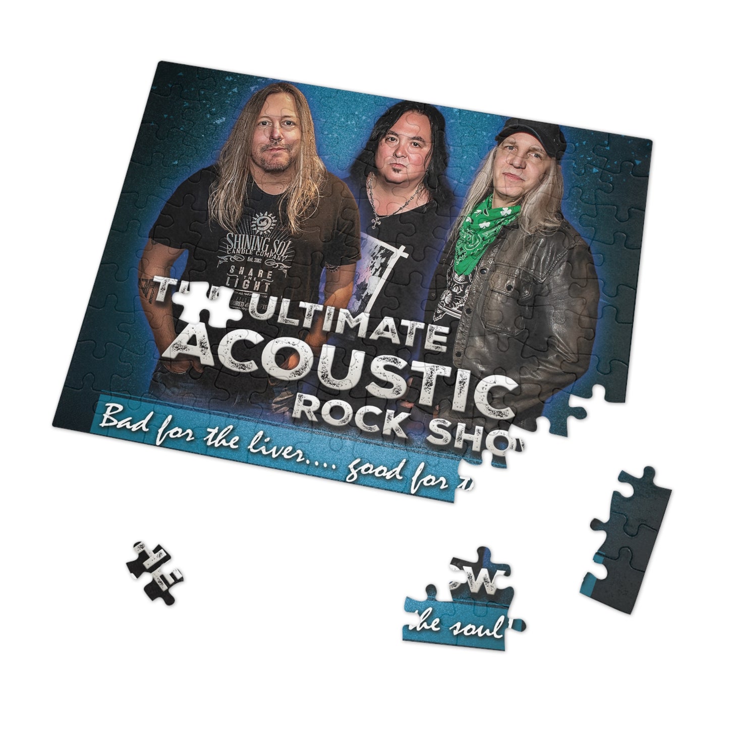 Ultimate Acoustic Rock Show Jigsaw Puzzle with Tin