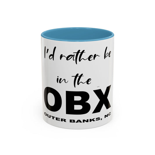 Accent Coffee Mug: Outer Banks Vibes, Perfect Gift for Beach Lovers, Travel Enthusiasts, Vacation Memories, Ocean Decor, Summer Drinkware