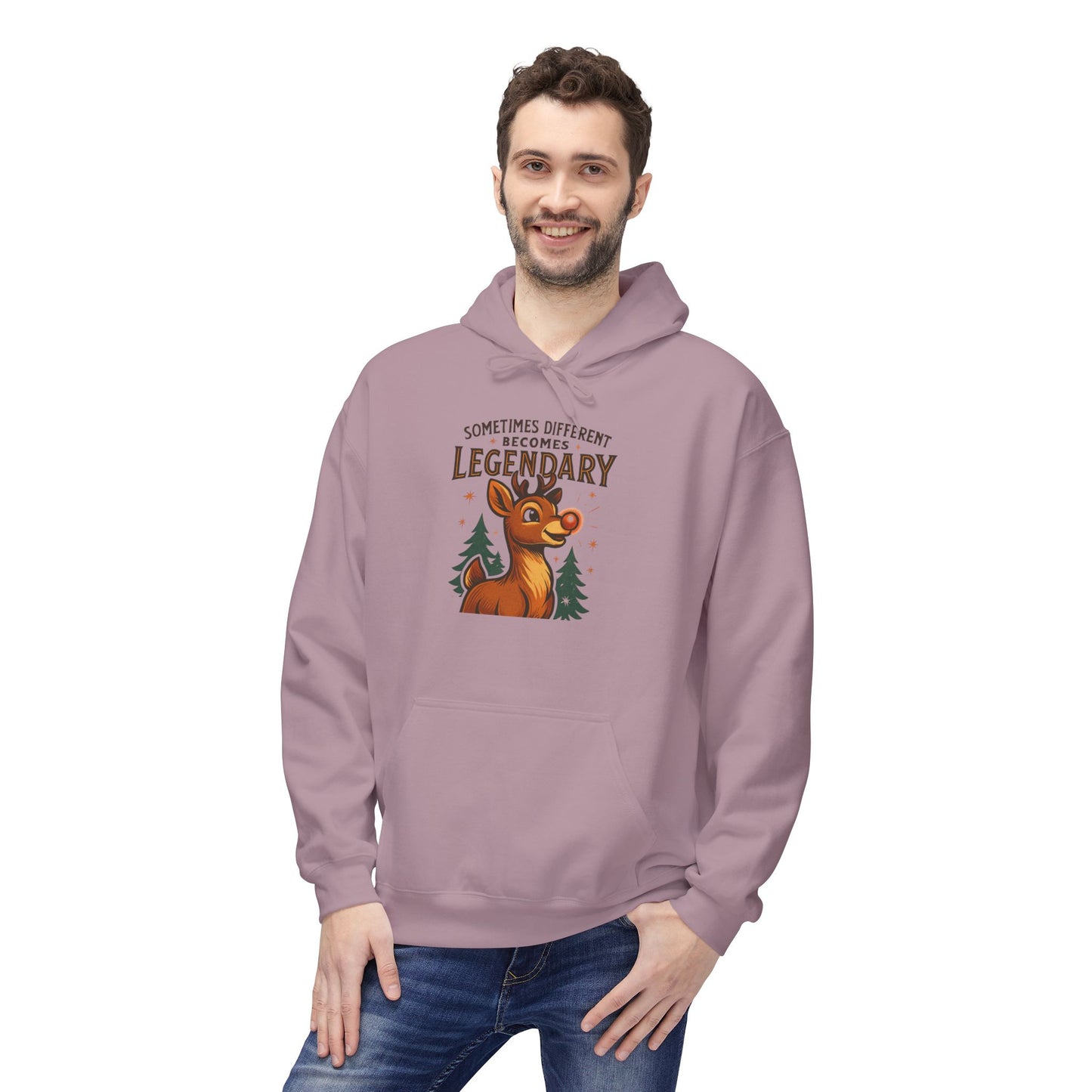 Sometimes Different Becomes Legendary - Unisex Pull Over Hoodie