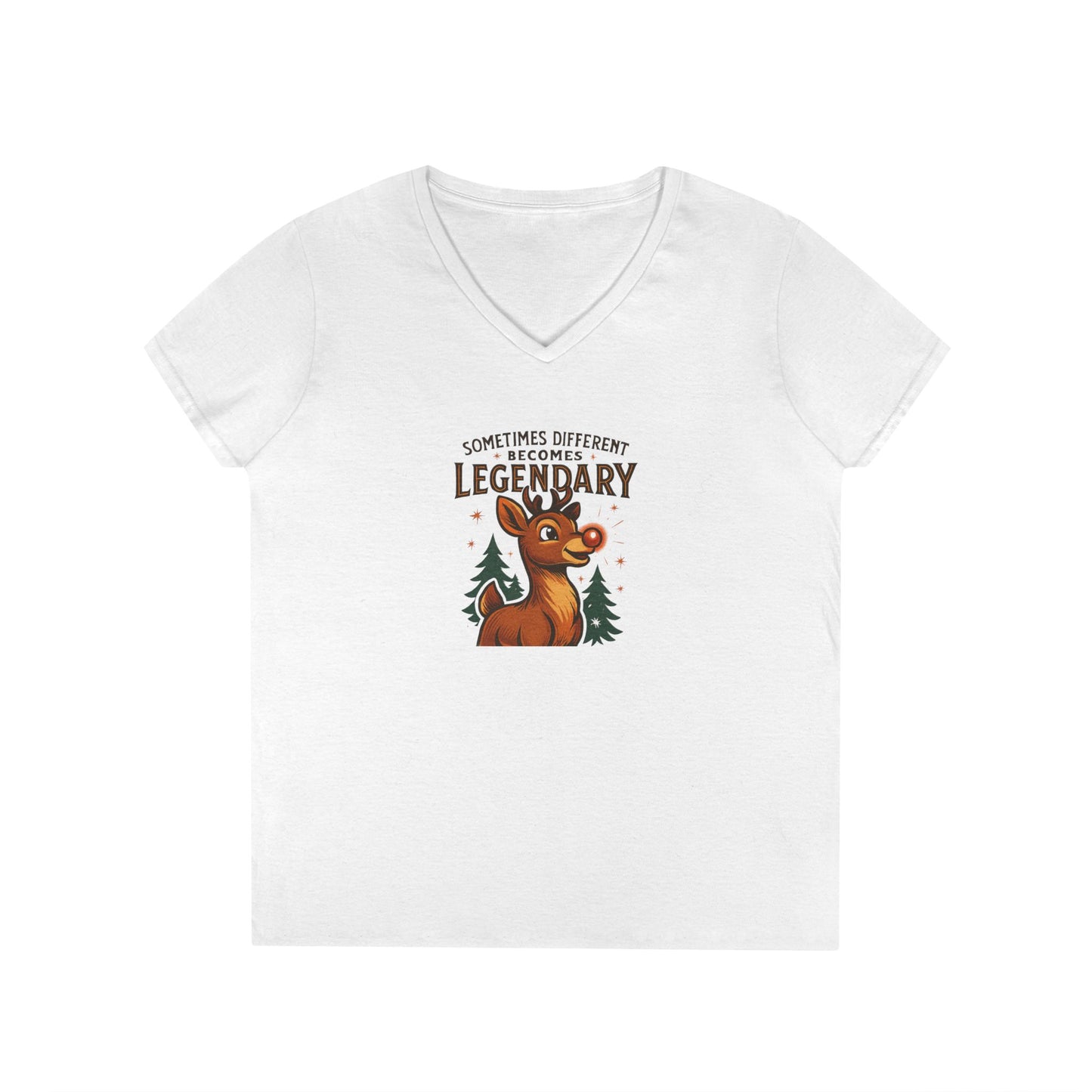 Sometimes Different Becomes Legendary - Woman's V Neck