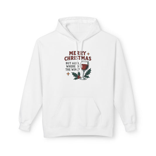 Merry Christmas But All I Want Is Wine - 1 - Pull Over Hoodie