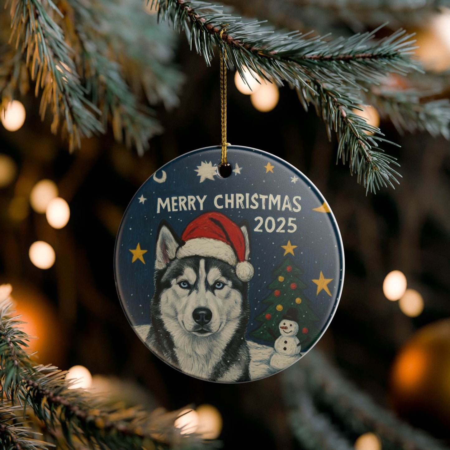 Husky Christmas  2025 - 1 - Ceramic