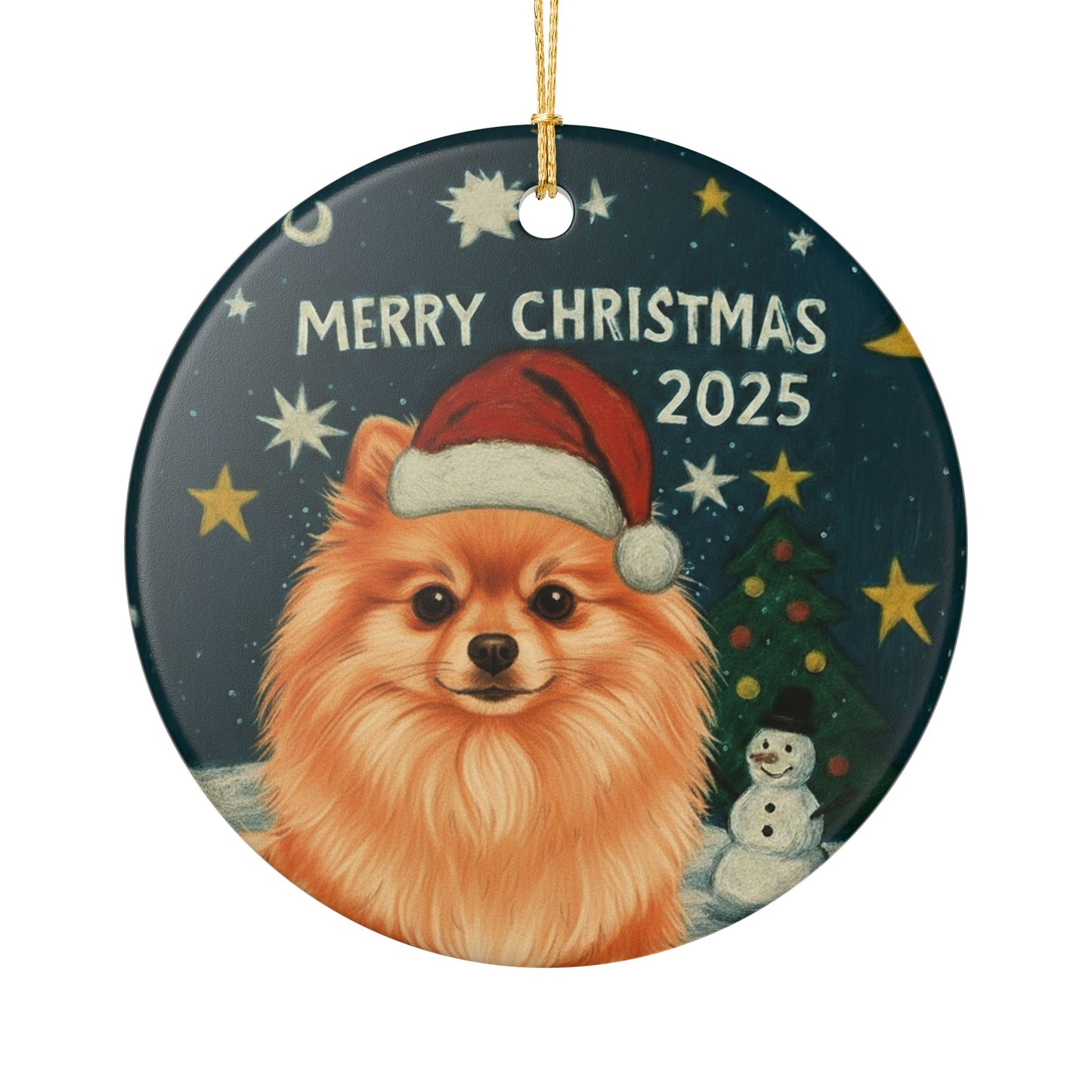Pomeranian Christmas 2025 - 1 - Ceramic