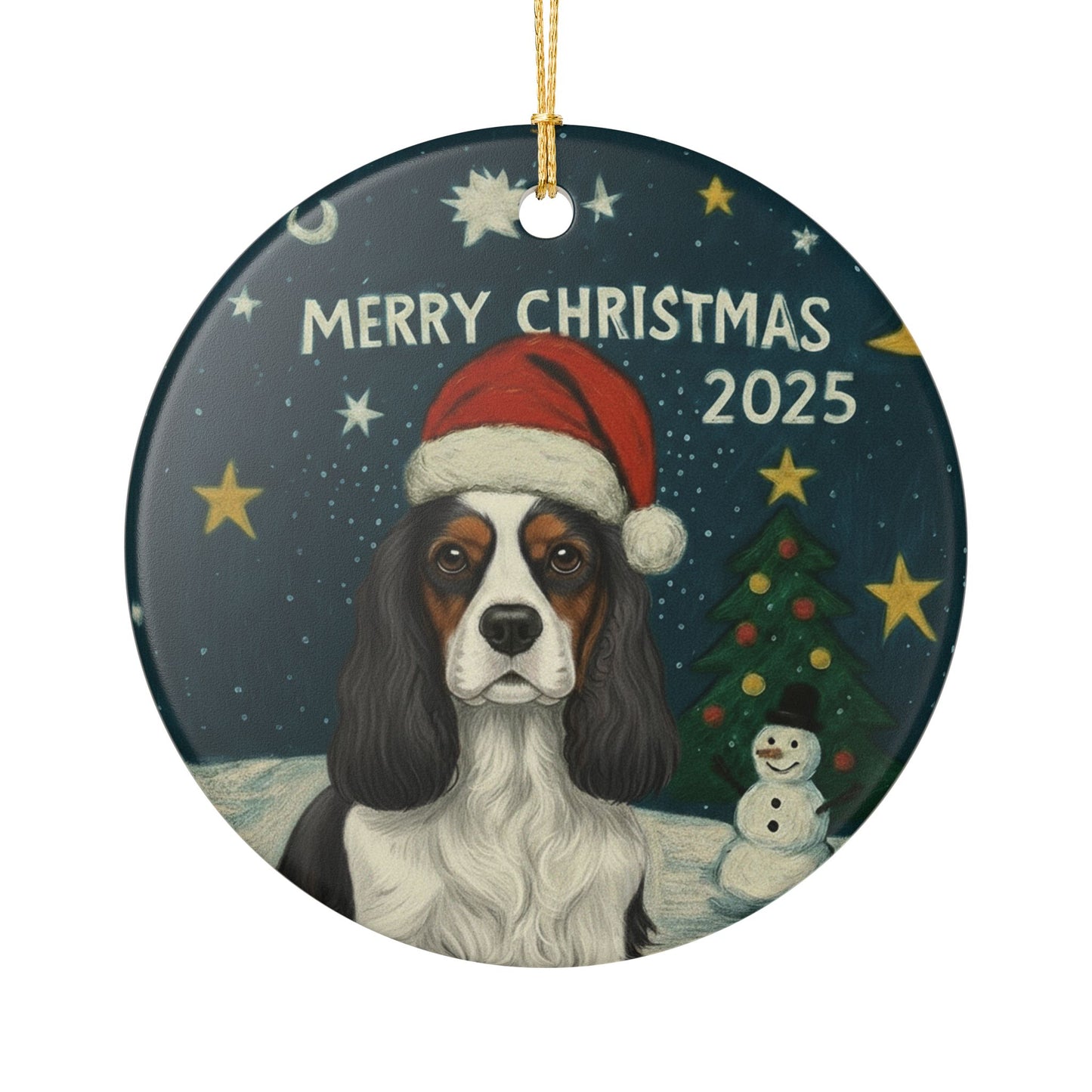 Cavalier King Charles Christmas 2025 - 1 - Ceramic