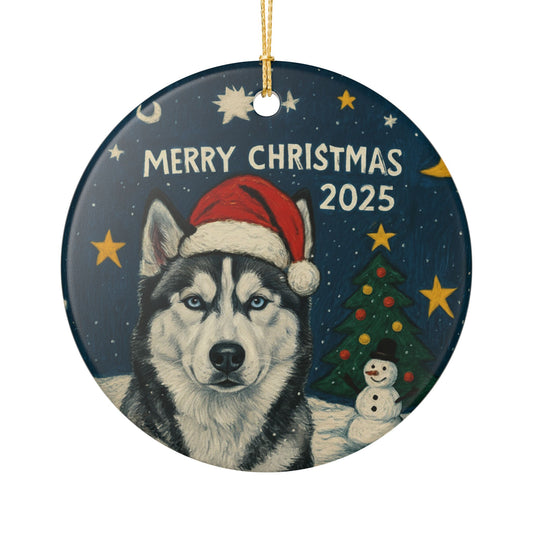 Husky Christmas  2025 - 1 - Ceramic