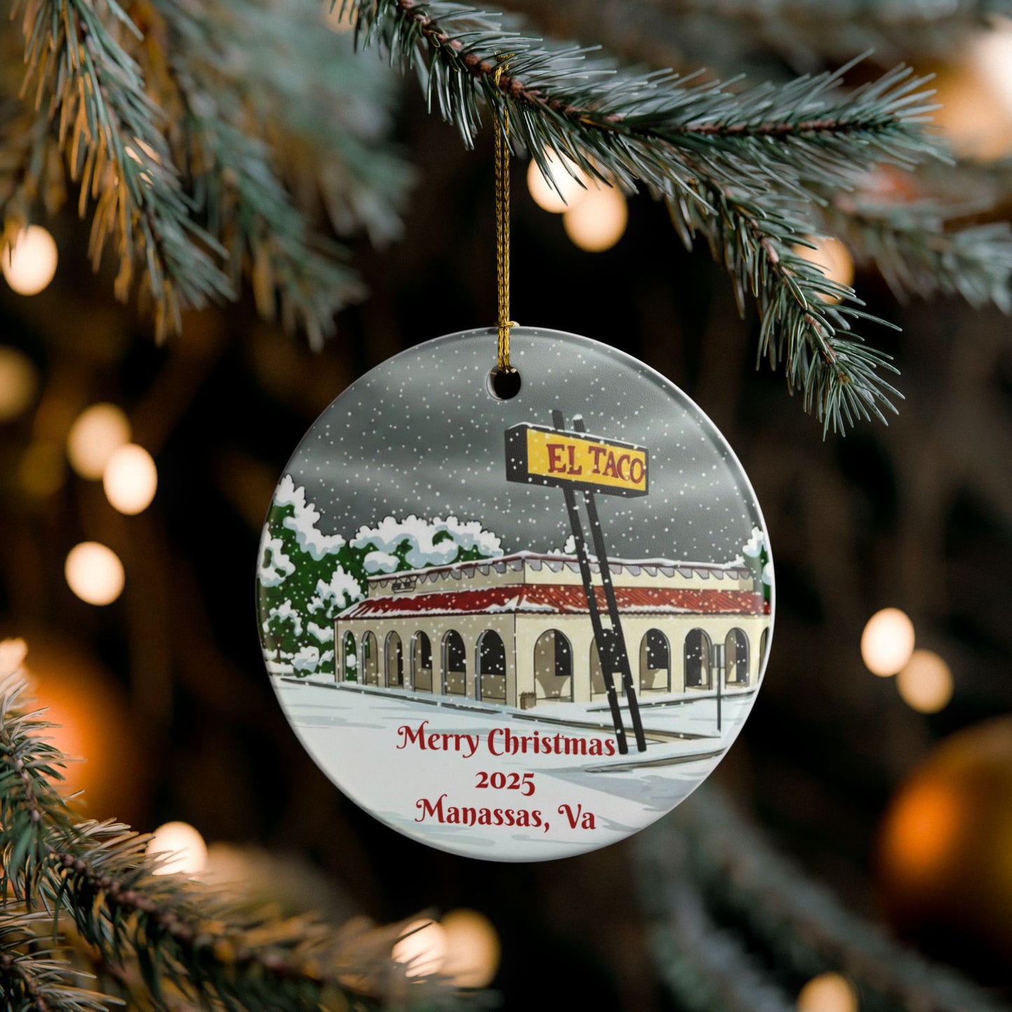 El Taco Manassas VA Christmas 2025 - 1 - Ceramic