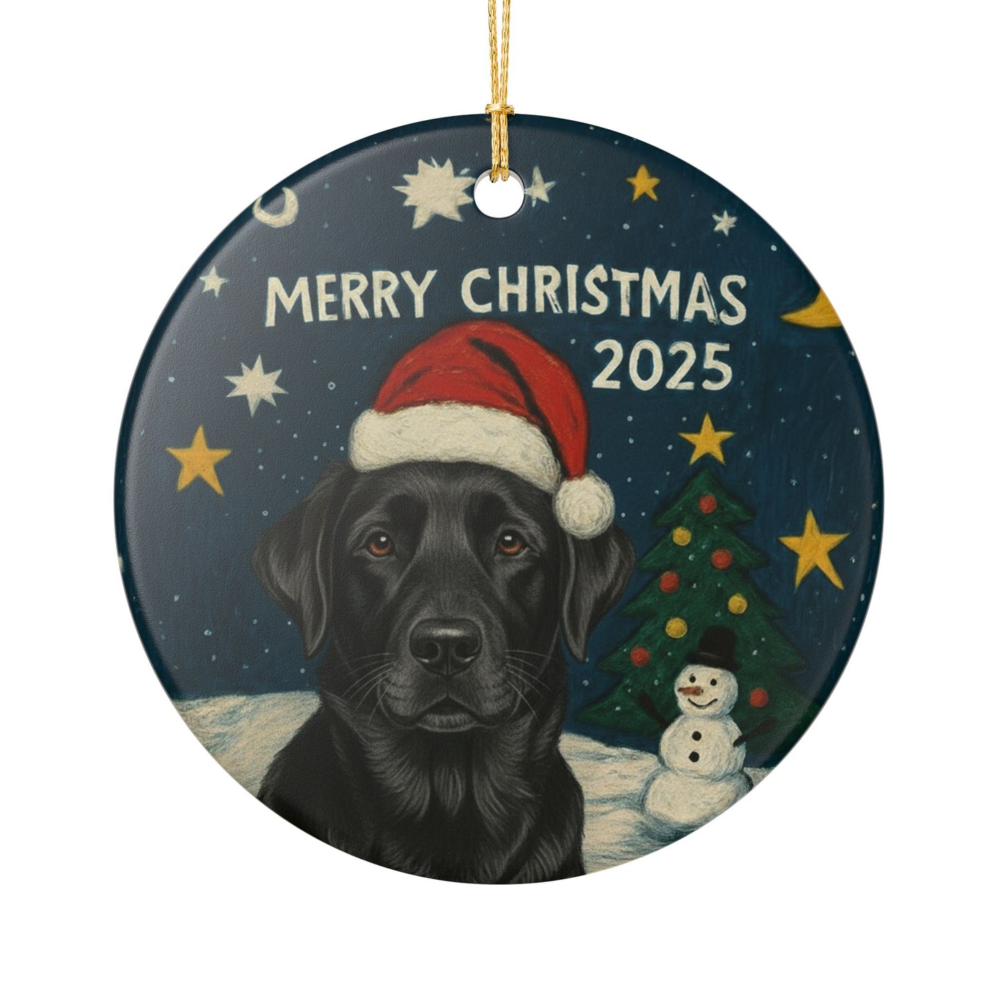 Labrador Christmas 2025 - 1 - Ceramic