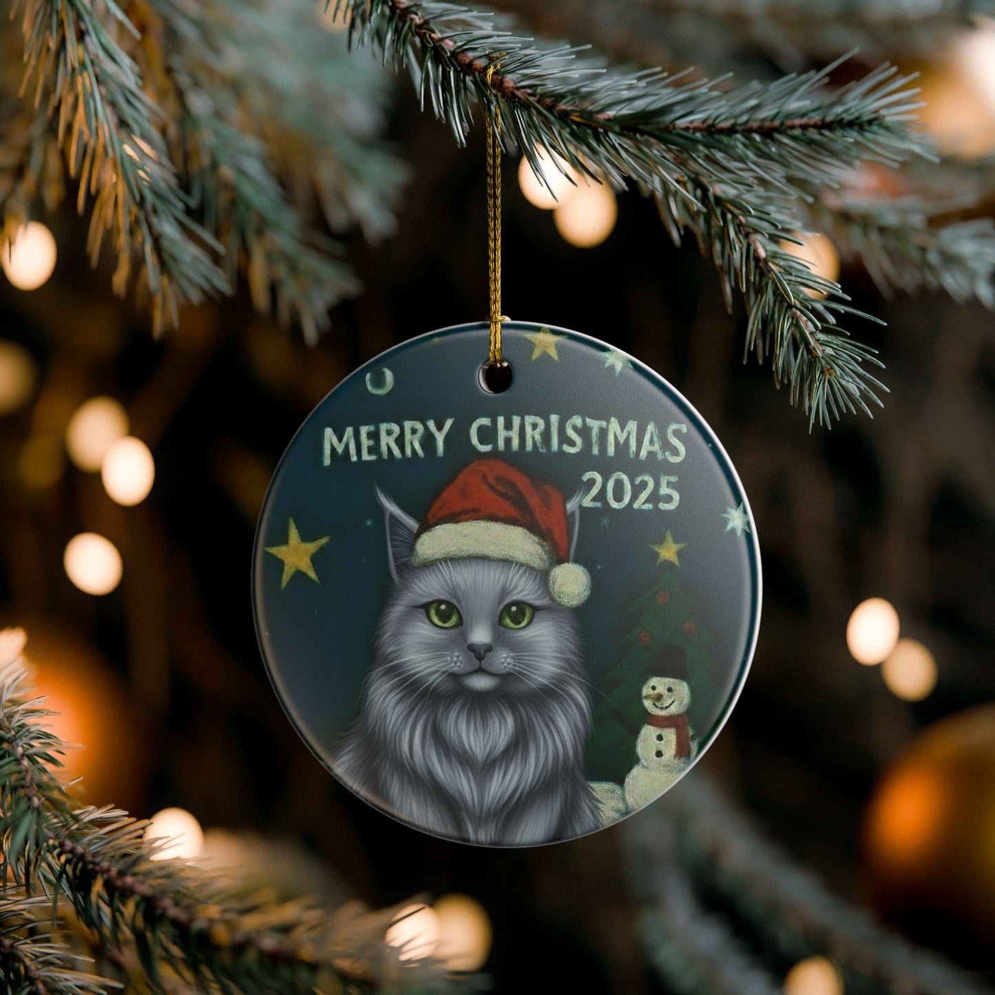 Russian Blue Christmas 2025 - Ceramic