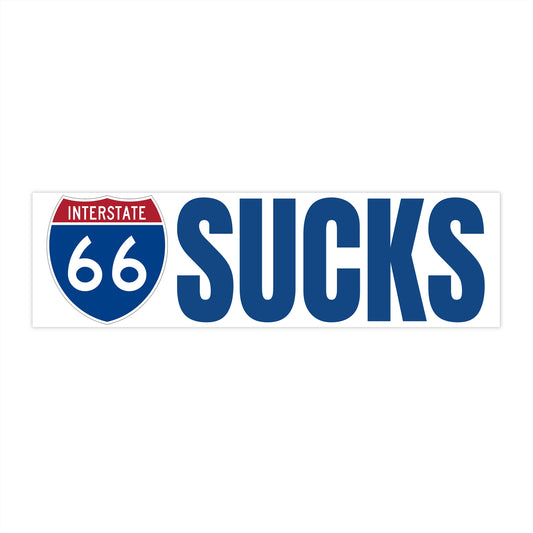 66 Sucks Bumper Sticker