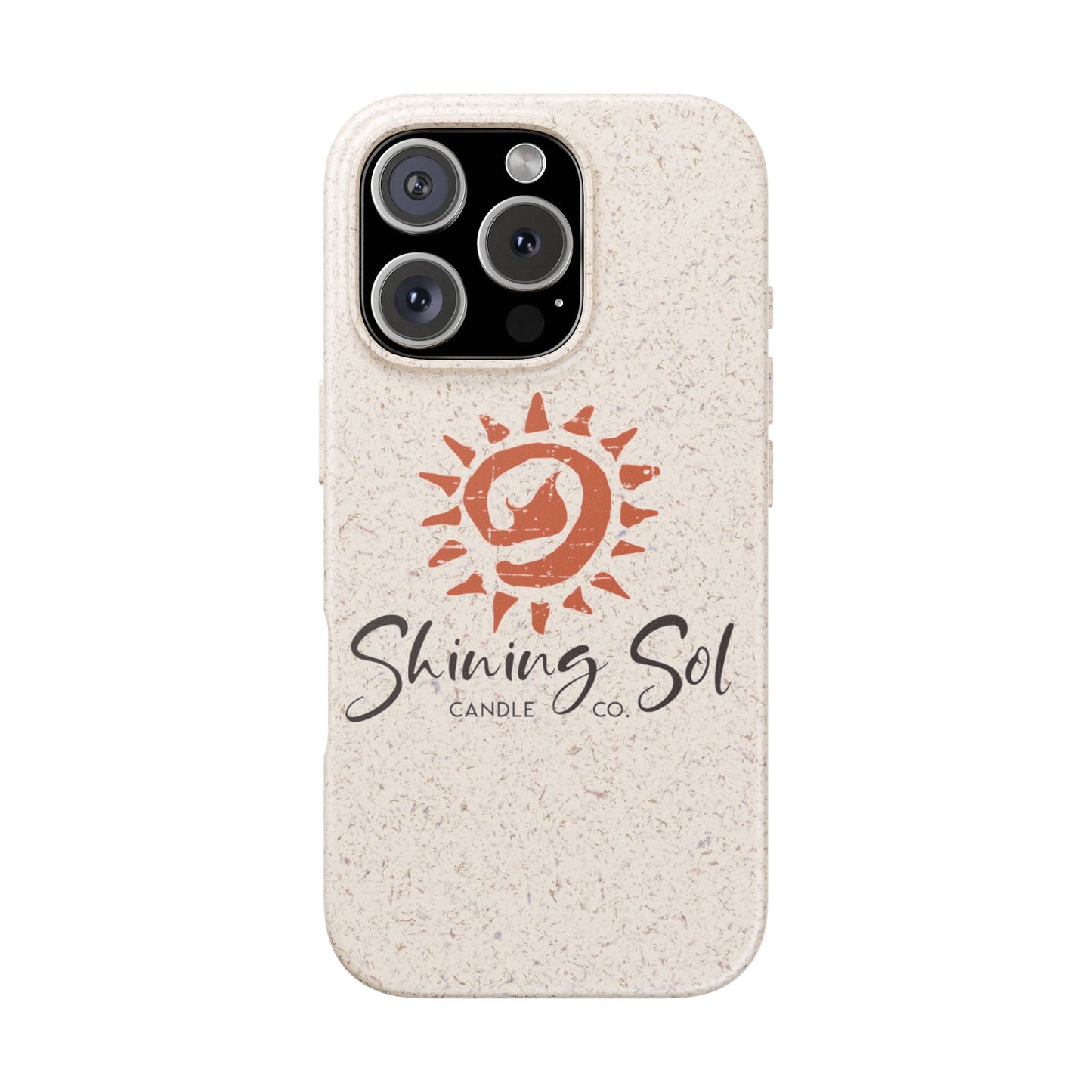 Eco-Friendly Phone Cases with Shining Sol Design, Biodegradable Phone Covers