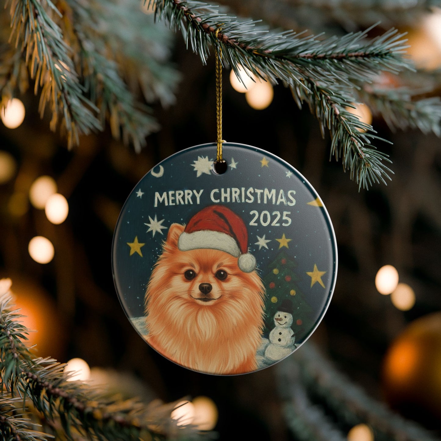 Pomeranian Christmas 2025 - 1 - Ceramic