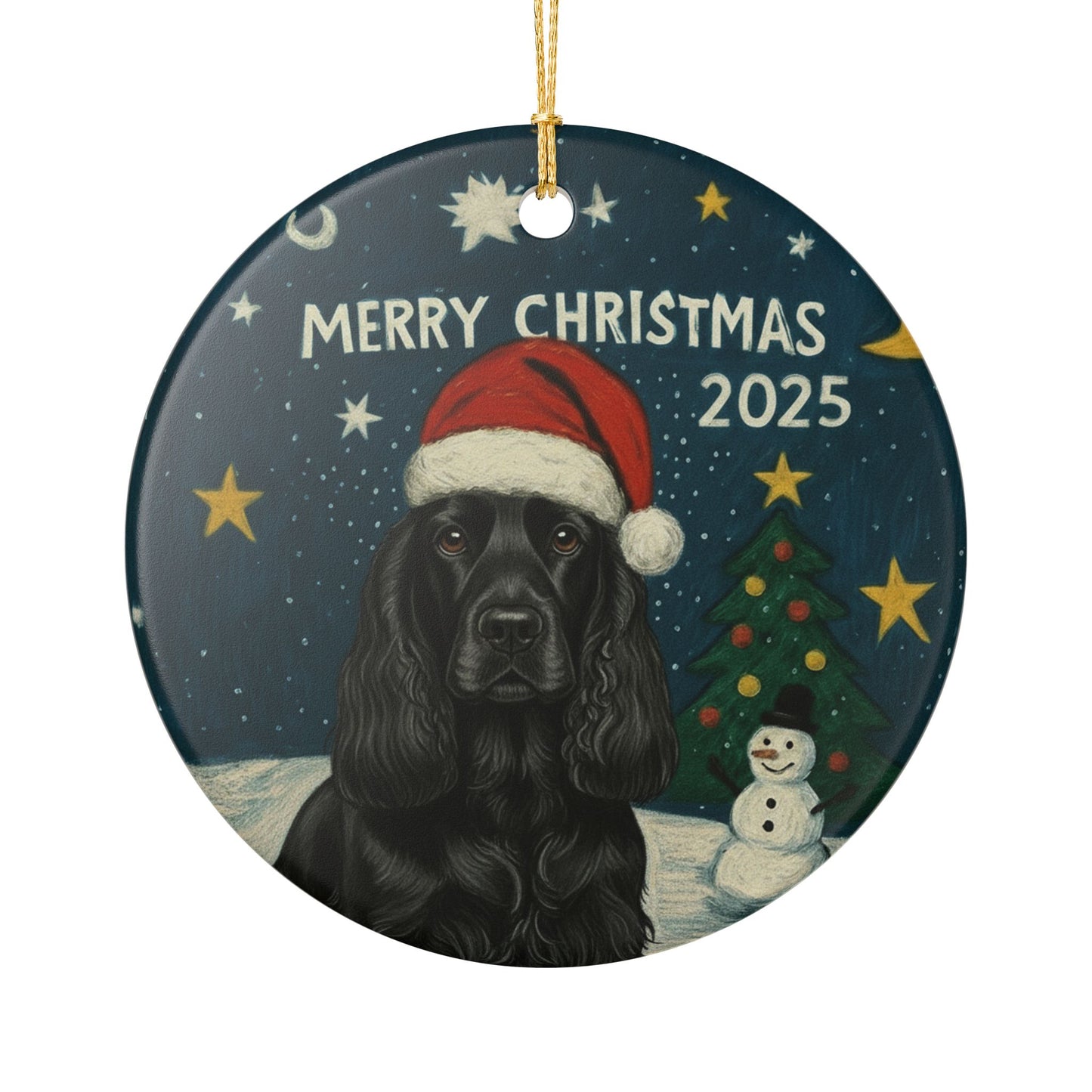 English Cocker Spaniel Christmas 2025 - 1- Ceramic