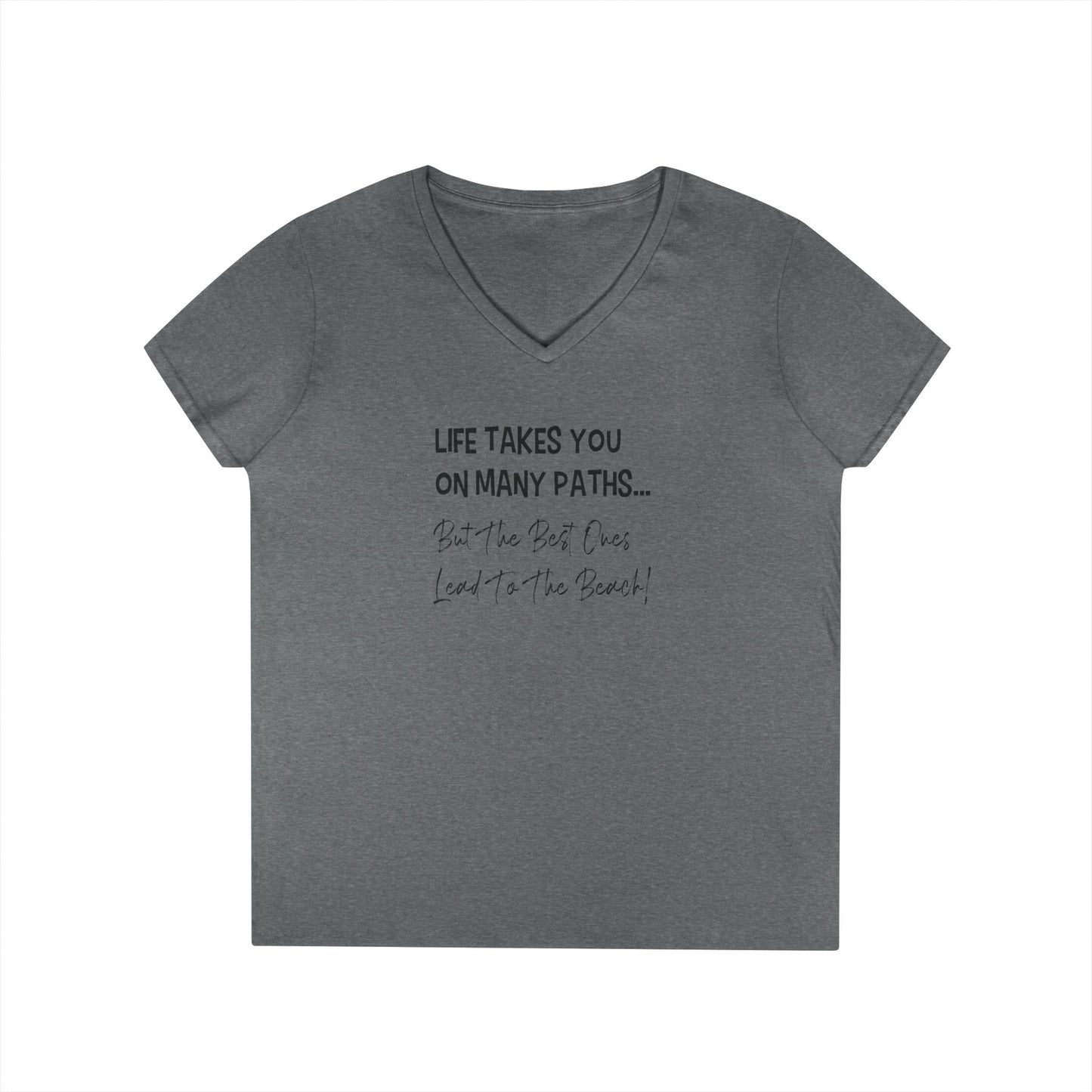 Life Takes You on Many Paths - Woman's V-Neck