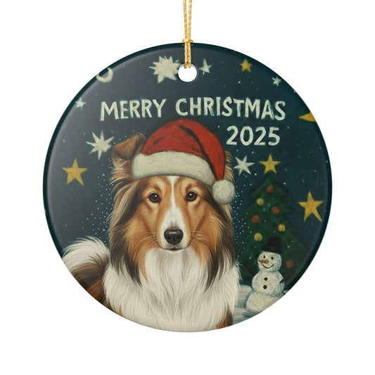 Sheltie Christmas 2025 - 1 - Ceramic