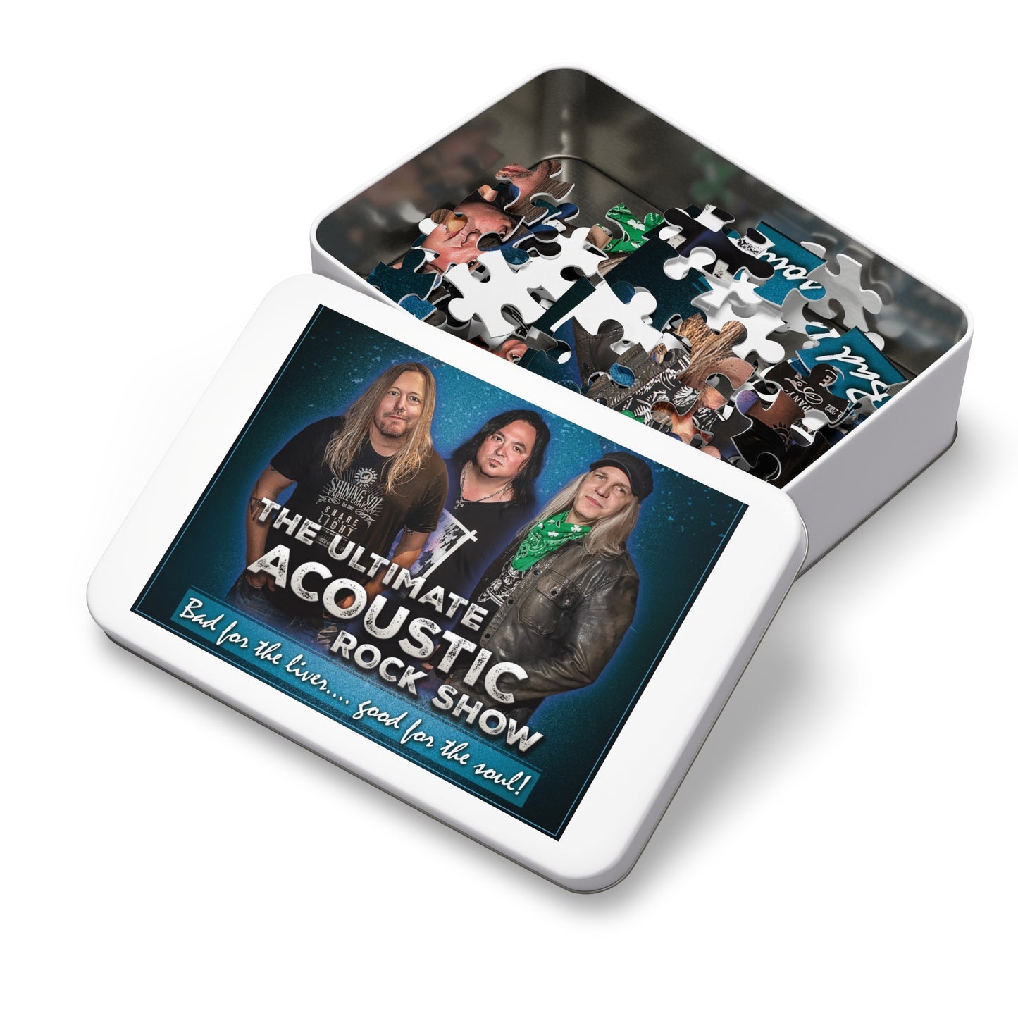Ultimate Acoustic Rock Show Jigsaw Puzzle with Tin