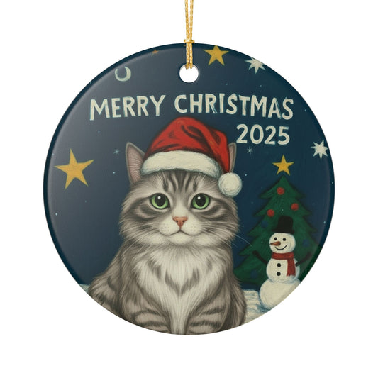 Gray Tabby Christmas 2025 - Ceramic