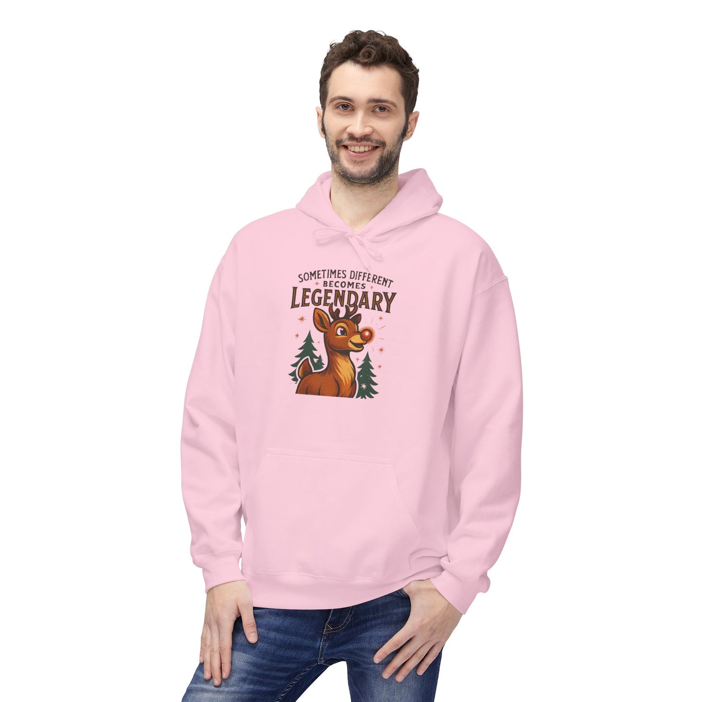 Sometimes Different Becomes Legendary - Unisex Pull Over Hoodie