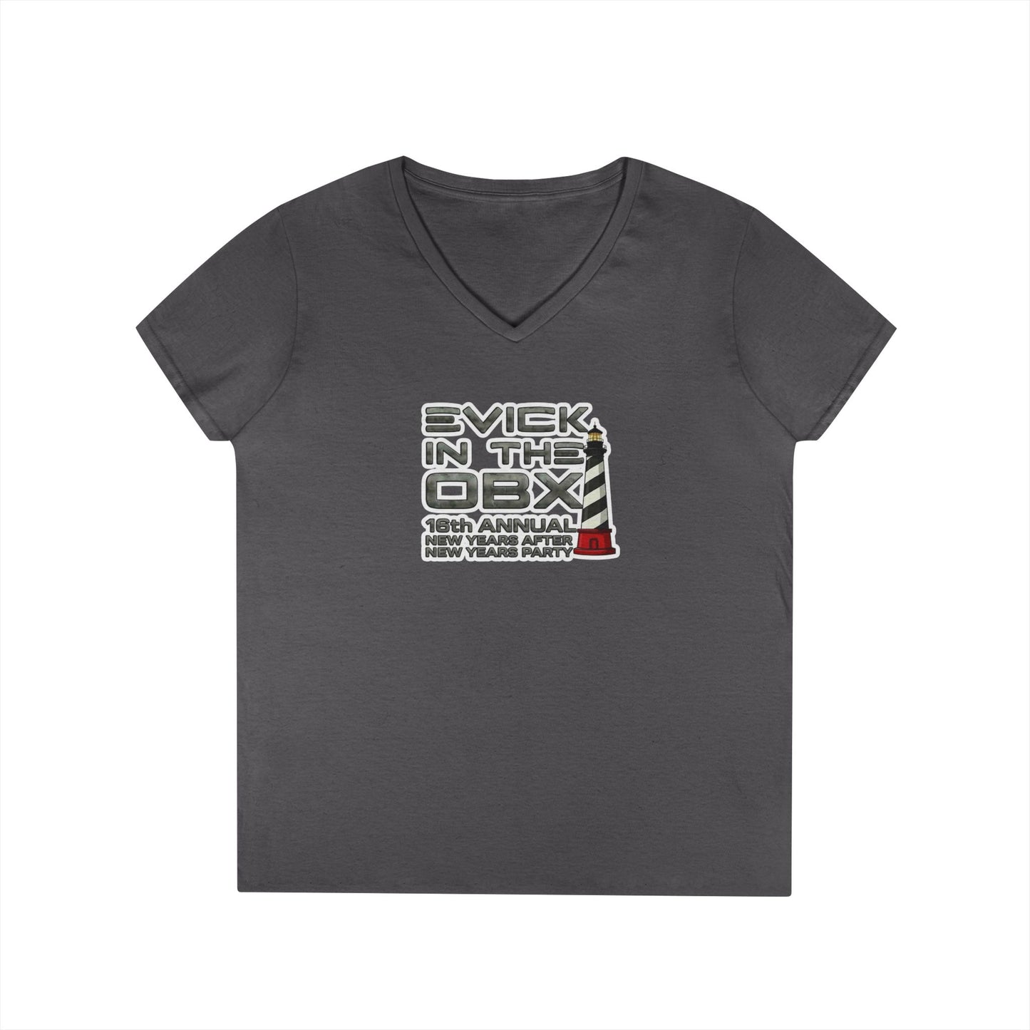 Limited Edition Evick in the OBX New Years Beach Party - Woman's V Neck