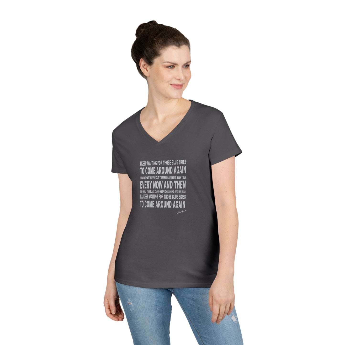 Blue Skies - Woman's V Neck