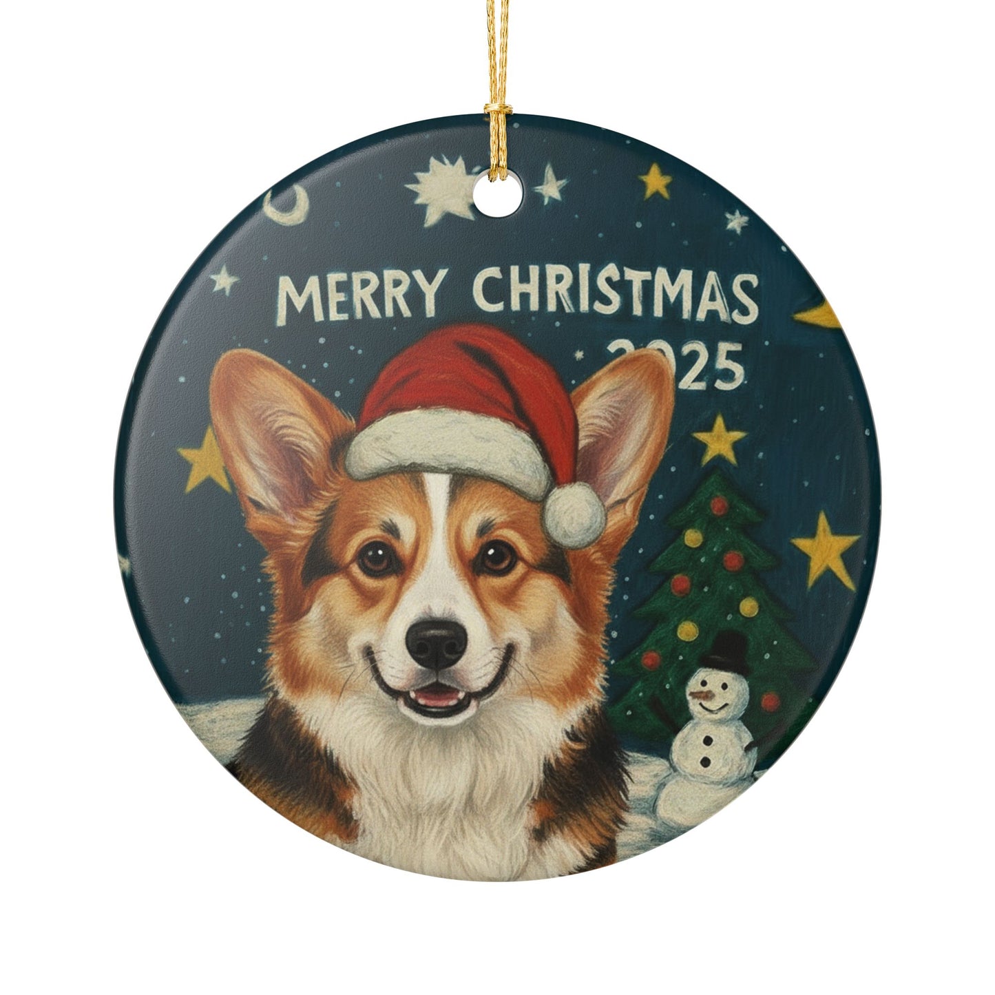 Corgi Christmas 2025 - 1 - Ceramic