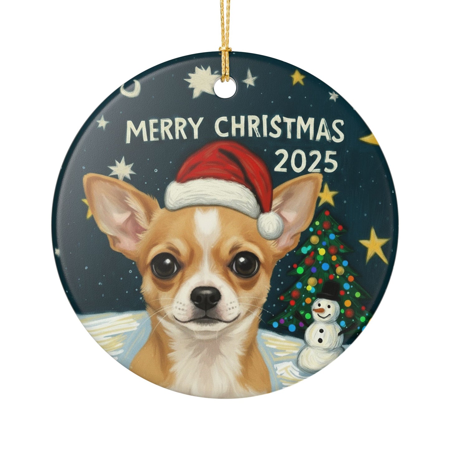 Chihuahua Christmas 2025 - 1 - Ceramic