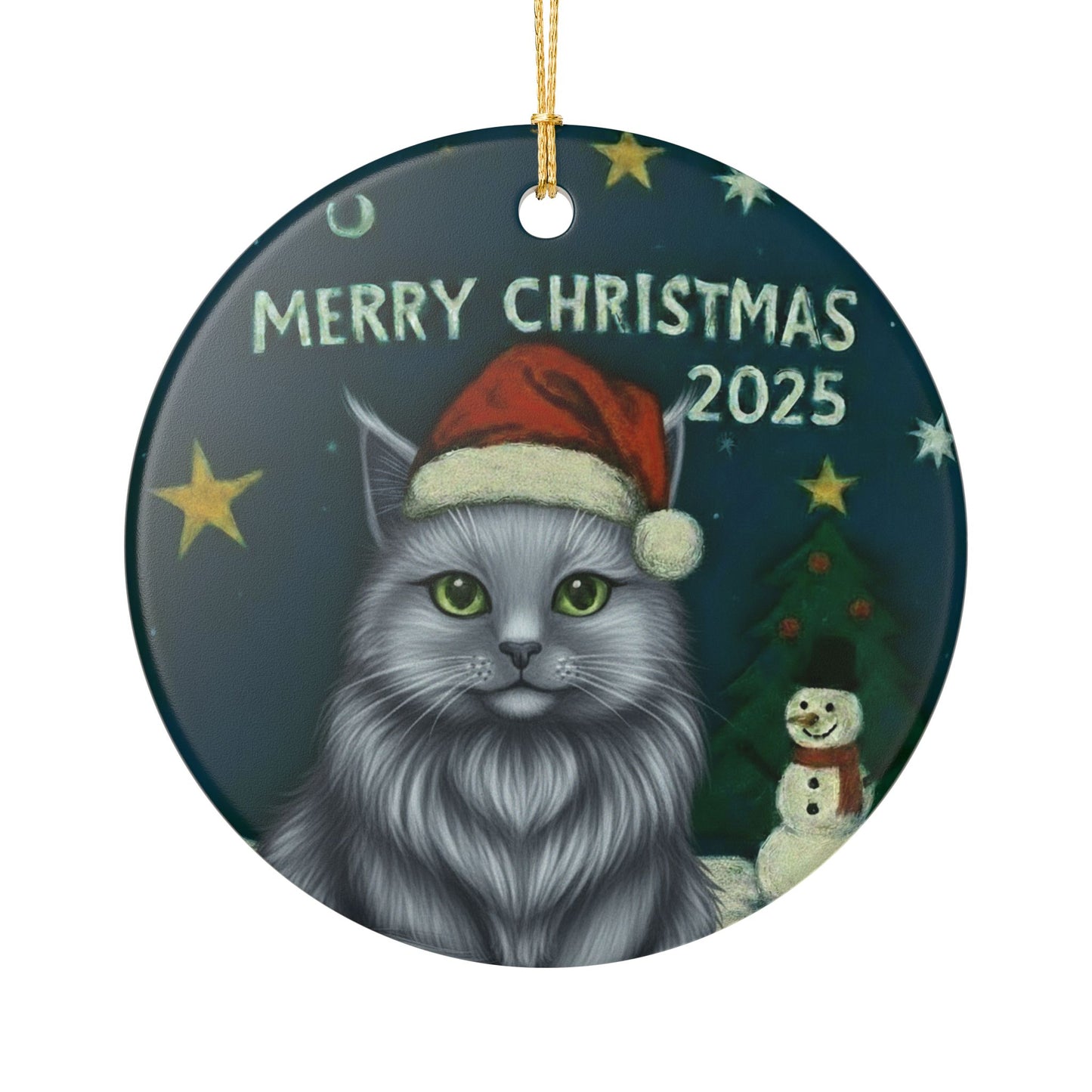Russian Blue Christmas 2025 - Ceramic
