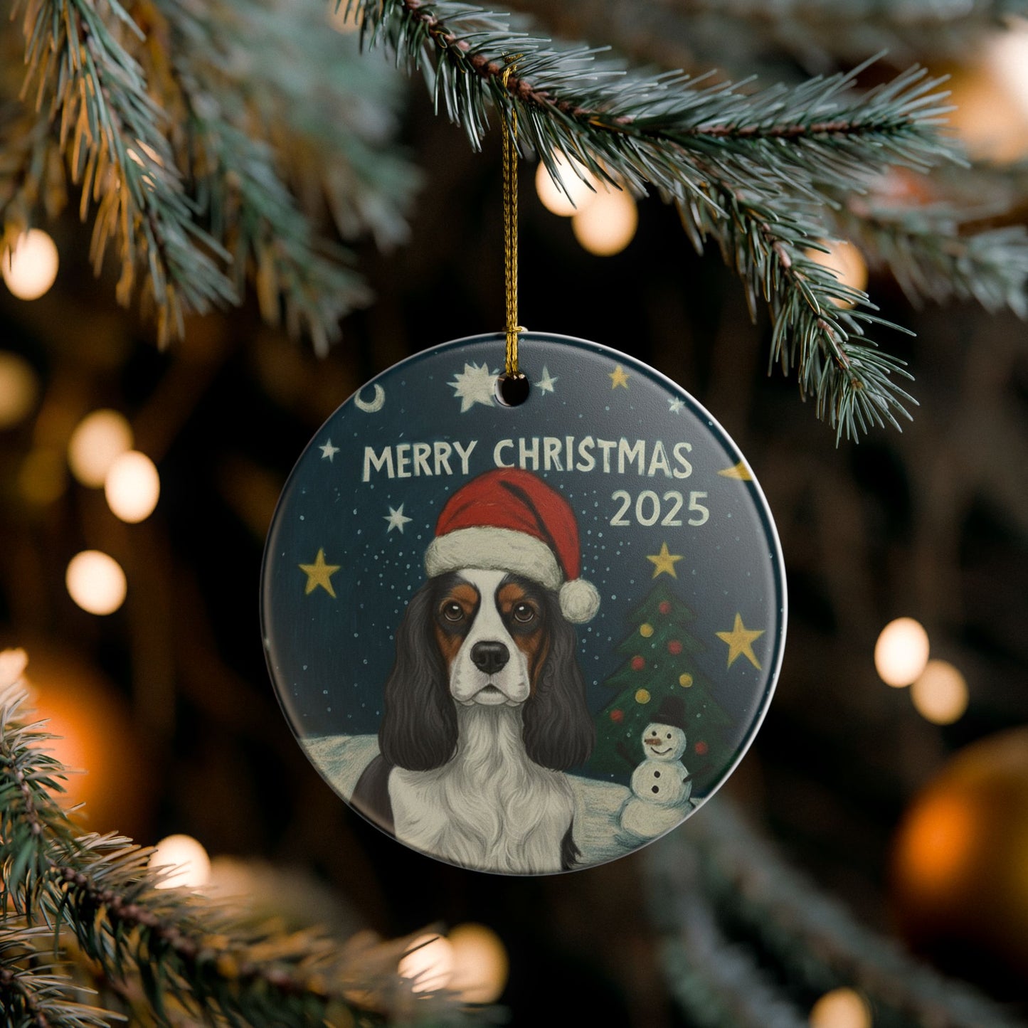 Cavalier King Charles Christmas 2025 - 1 - Ceramic